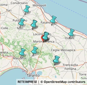 Mappa Via Taranto, 74015 Martina Franca TA, Italia (14.03385)