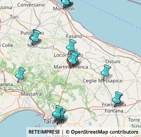 Mappa Via Taranto, 74015 Martina Franca TA, Italia (20.9545)