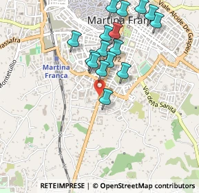 Mappa Via Taranto, 74015 Martina Franca TA, Italia (0.5)