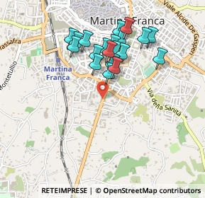 Mappa Via Taranto, 74015 Martina Franca TA, Italia (0.454)