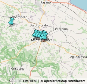 Mappa Via Francesco Guicciardini, 74015 Martina Franca TA, Italia (3.27667)