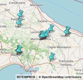 Mappa Via Francesco Guicciardini, 74015 Martina Franca TA, Italia (14.44077)