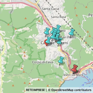 Mappa Via Pasquale Siani, 84013 Cava de' Tirreni SA, Italia (1.73333)
