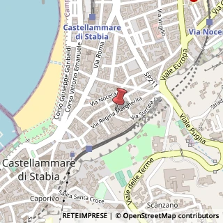 Mappa Via Regina Margherita, 109, 80053 Castellammare di Stabia, Napoli (Campania)