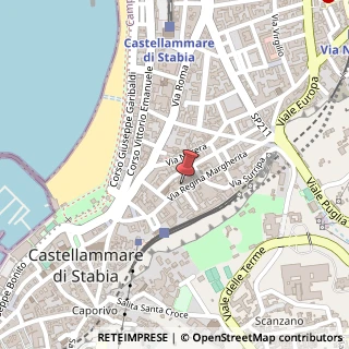 Mappa Via Regina Margherita, 71, 80053 Castellammare di Stabia, Napoli (Campania)