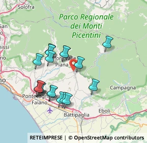 Mappa Via Campania, 84096 Montecorvino Rovella SA, Italia (7.46778)