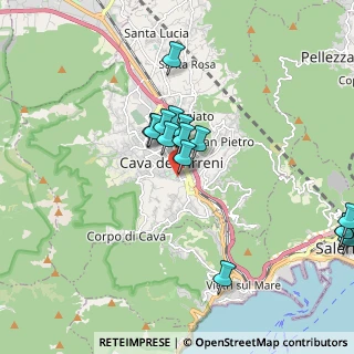 Mappa Via Corradino Schreiber, 84013 Cava de' Tirreni SA, Italia (2.09267)