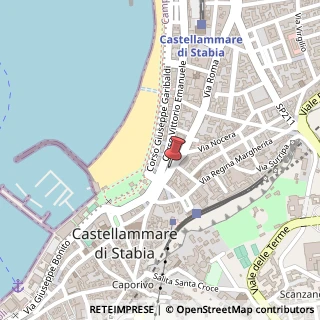 Mappa Strada Santa Maria dell'Orto, 19, 80053 Castellammare di Stabia, Napoli (Campania)