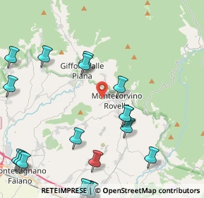 Mappa Via Mangiarelli, 84096 Montecorvino Rovella SA, Italia (6.2865)