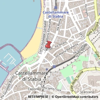 Mappa Strada Santa Maria dell'Orto, 23, 80053 Castellammare di Stabia, Napoli (Campania)