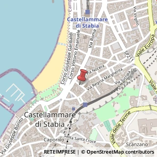 Mappa Via San Vincenzo, 16, 80053 Castellammare di Stabia, Napoli (Campania)