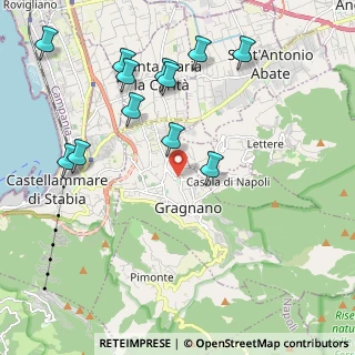 Mappa Via Starza, 80054 Gragnano NA, Italia (2.45167)
