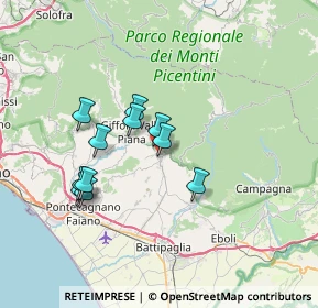 Mappa Via Porro, 84096 Montecorvino Rovella SA, Italia (6.47909)