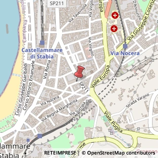 Mappa Via Nocera, 136, 80053 Castellammare di Stabia, Napoli (Campania)