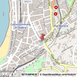 Mappa Via Guglielmo Marconi, 87, 80053 Castellammare di Stabia, Napoli (Campania)