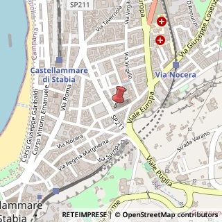 Mappa Via Giuseppe Cosenza, 2, 80053 Castellammare di Stabia, Napoli (Campania)
