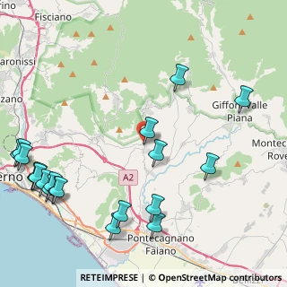 Mappa Via Tora di Pezzano, 84099 San Cipriano Picentino SA, Italia (6.27)