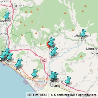Mappa Via Tora di Pezzano, 84090 San Cipriano Picentino SA, Italia (6.345)