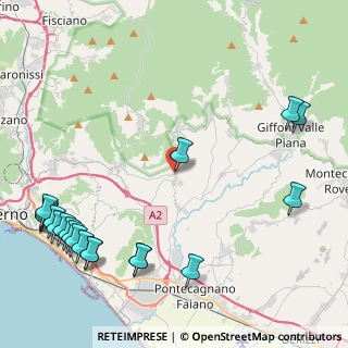 Mappa Via Tora di Pezzano, 84099 San Cipriano Picentino SA, Italia (6.678)