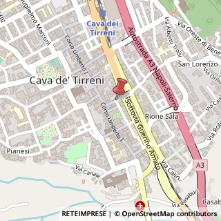 Mappa Via della Repubblica, 25, 84013 Cava de' Tirreni, Salerno (Campania)