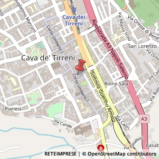 Mappa Via della Repubblica, 7, 84013 Cava de' Tirreni, Salerno (Campania)