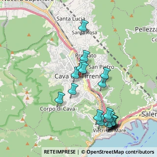 Mappa Via Alfonso Balzico, 84013 Cava de' Tirreni SA, Italia (2.4015)