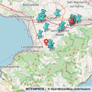 Mappa Via Evangelista Torricelli, 80054 Gragnano NA, Italia (4.82588)