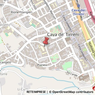 Mappa Via Rosario Senatore, 1, 84013 Cava de' Tirreni, Salerno (Campania)
