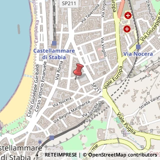 Mappa Via Silio Italico, 24, 80053 Castellammare di Stabia, Napoli (Campania)