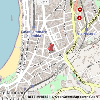 Mappa Via Marco Mario, 1, 80053 Castellammare di Stabia, Napoli (Campania)