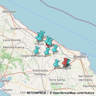 Mappa SP 29, 72012 Carovigno BR (10.94333)