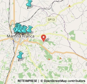 Mappa Strada Ortolini, 74015 Martina Franca TA, Italia (2.61545)