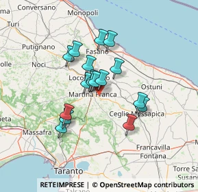 Mappa Str. Ortolini, 74015 Martina Franca TA, Italia (11.12471)