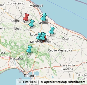 Mappa Strada Ortolini, 74015 Martina Franca TA, Italia (8.465)