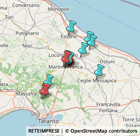 Mappa Strada Ortolini, 74015 Martina Franca TA, Italia (8.94867)