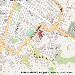 Mappa Via Maria D'Enghien, 7, 74015 Martina Franca, Taranto (Puglia)