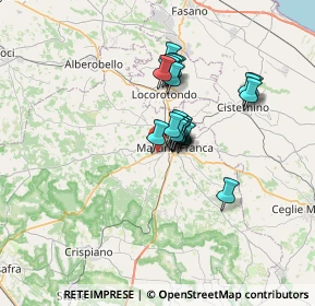Mappa Via Massafra, 74015 Martina Franca TA, Italia (4.879)