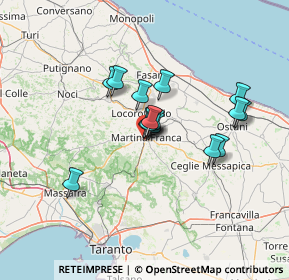 Mappa Via Bertani, 74015 Martina Franca TA, Italia (10.924)