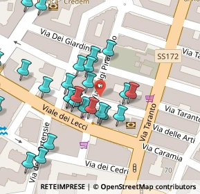 Mappa Via Carlo Goldoni, 74015 Martina Franca TA, Italia (0.03929)