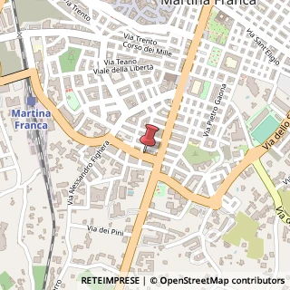 Mappa Viale dei Lecci, 23, 74015 Martina Franca, Taranto (Puglia)