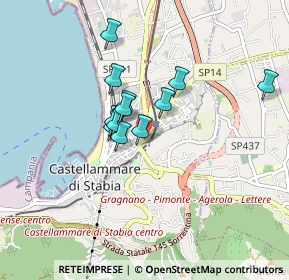 Mappa Vicolo Starza, 80053 Castellammare di Stabia NA, Italia (0.67583)