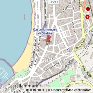 Mappa Via Roma, 23, 80053 Castellammare di Stabia, Napoli (Campania)
