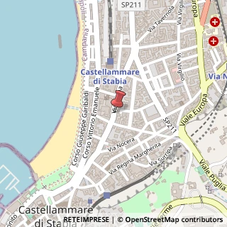 Mappa Via Roma, 24, 80053 Castellammare di Stabia, Napoli (Campania)