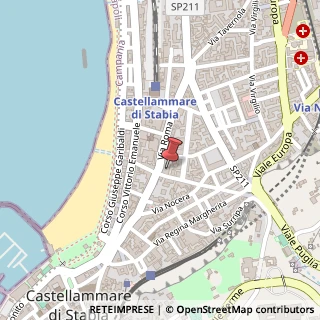Mappa Via Luigi Denza, 12, 80053 Castellammare di Stabia, Napoli (Campania)