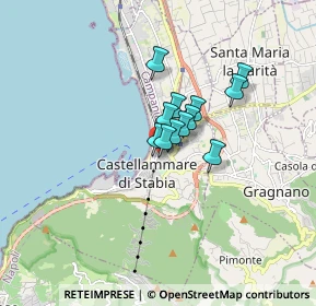 Mappa Via Roma, 80051 Castellammare di Stabia NA, Italia (1.01333)