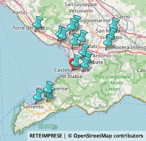 Mappa 80051 Castellammare di Stabia NA, Italia (7.28294)