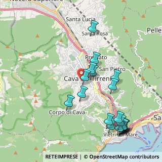 Mappa Via Pietro Formosa, 84013 Cava de' Tirreni SA, Italia (2.5895)