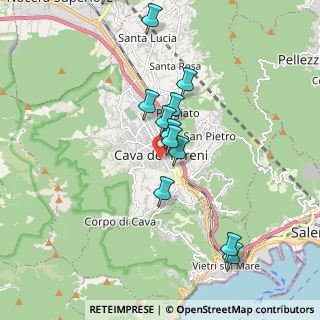 Mappa Via Francesco Alfieri, 84013 Cava de' Tirreni SA, Italia (1.90583)