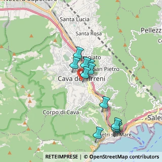 Mappa Via Francesco Alfieri, 84013 Cava de' Tirreni SA, Italia (1.81636)