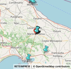 Mappa Via Antonio Micoli, 74015 Martina Franca TA, Italia (13.905)